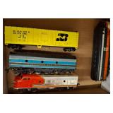 Four Model Train Cars