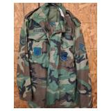 US Air Force Camouflage Jacket, Small Regular