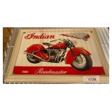Framed Indian Roadmaster Motorcycle Print
