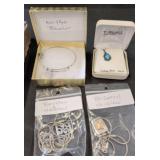 Jewelry with Sterling and Brighton Necklaces