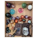 Decorative Stones and Crystal Orbs