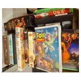 VHS Tapes Featuring Disney and Classic Films