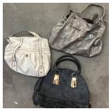 Three Handbags in Assorted Styles