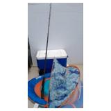 Fishing Rod, Cooler, and babie Float with Canopy r