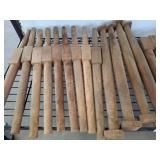 Wooden Spindle and Post Pieces