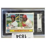 1979 Topps #3 RBI Leaders Card, SGC Graded 6