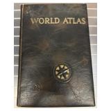 Rand McNally Leather-Bound World Atlas, 1945
