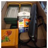 Box Lot with GE Surge Protector and Accessories