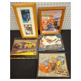 NASCAR Memorabilia in Frames