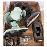Vintage Small Appliances and Toy Vehicle Lot