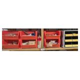 Hardware in Storage Bins and Shelves