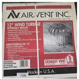 Air Vent Inc. 12" Wind Turbine Exhaust Vent