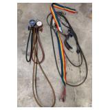HVAC Manifold Gauges and Assorted Straps