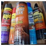 Five Insect and Pest Control Sprays