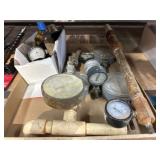 Pressure Gauges and Plumbing Valves