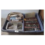 Hardware and Fasteners in Bins