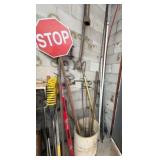 Tools and Stop Sign