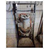 Ridgid Pipe Threader on Wheeled Stand