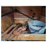 Ridgid Plumbing Tools with Bucket