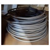 Coiled Metal-Clad Electrical Cable