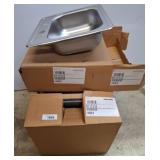 Two Dayton Stainless Steel Drop-In Sink, 15x15