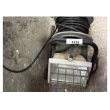 Portable Halogen Work Lamp with Cord Reel