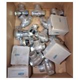 Box Lot of Zurn Aquaflush Plumbing Parts