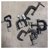 C-Clamps, Various Brands and Sizes