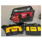 Husky and DeWalt Tool Bags Assortment