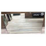 Rectangular Wall Mirror with No Smoking Sign