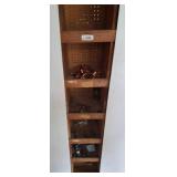 Wood Shelf with Assorted Plumbing Fittings