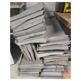 Metal Shelving Panels, Gray, 13"ï¿½30"