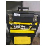 Stanley Mobile Work Center with Storage Compartmen