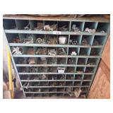 Metal Storage Cabinet with Assorted Hardware