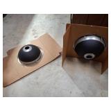 Metal and Rubber Dome Fixtures