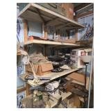 Workshop Shelving With Tools and Hardware