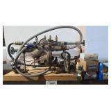 Plumbing Assembly With Valves and Fittings