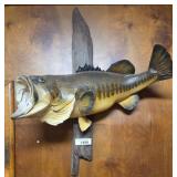 Mounted Replica Fish Display on Wooden Plaque