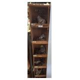 Wooden Organizer With Copper Pipe Fittings
