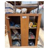 Cabinet with Hardware and Plumbing Supplies