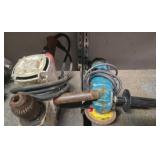 Milwaukee Hole Hawg Drill & Makita 4" Disc Grinder