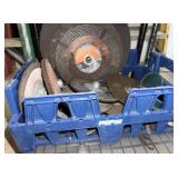 Grinding and Cutting Discs in Blue Crate