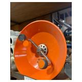 Orange Gas Burner on Adjustable Mount