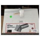 Deflect-o Aluminum Vent Hood, 4-Inch