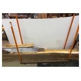 Lumber on Rolling Wood Cart