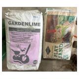 Bags of Play Sand and Garden Lime