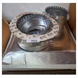 Two Stonex Aluminum Attic Vent Duct Collars