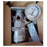 Industrial Pressure Valve with Gauge