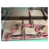 Two Steel Load Binders with Hooks