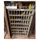 Metal Storage Cabinet With Hardware Assortment